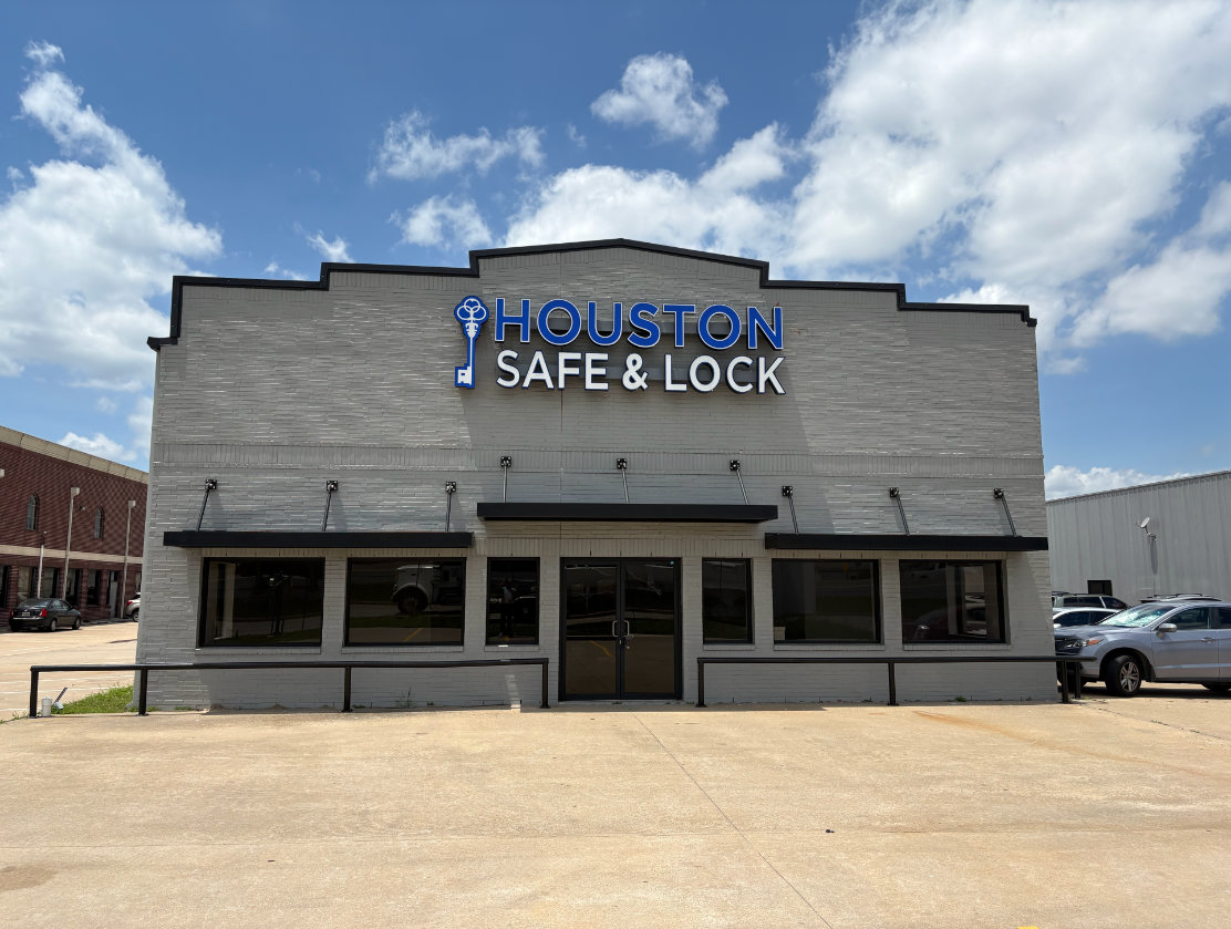 Houston Safe & Lock flagship showroom storefront