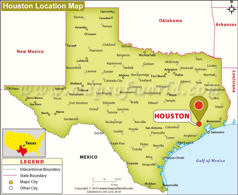 Map of the Houston-area communities Houston Safe & Lock serves